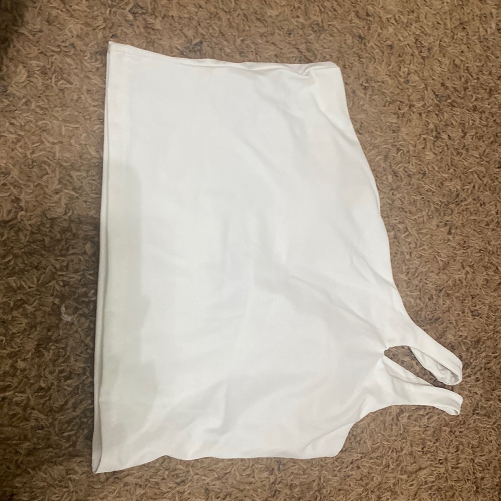 White athletic top